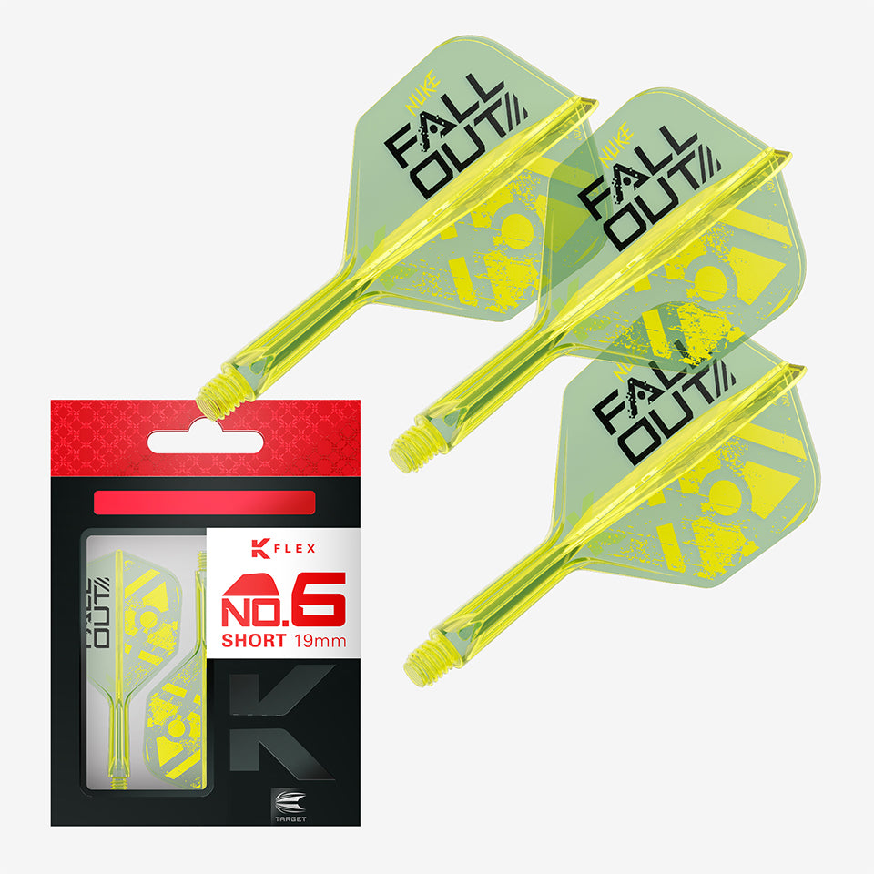 Target Luke Littler Fallout K-Flex Flight System - No6 Short