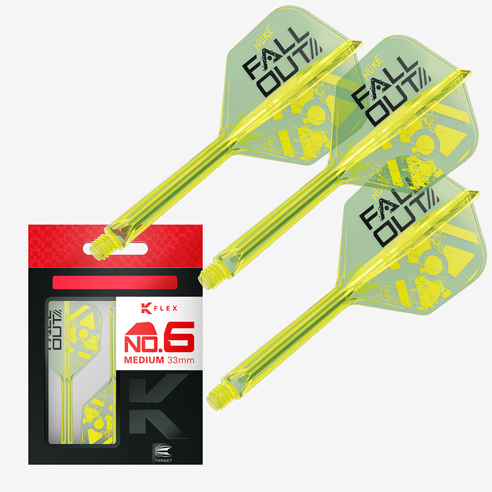 Target Luke Littler Fallout K-Flex Flight System - No6 Medium