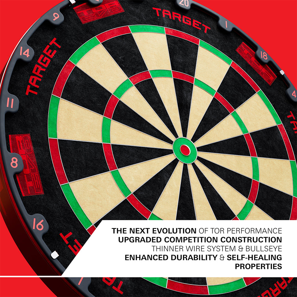 Target Tor Evo Steel Tip Dartboard