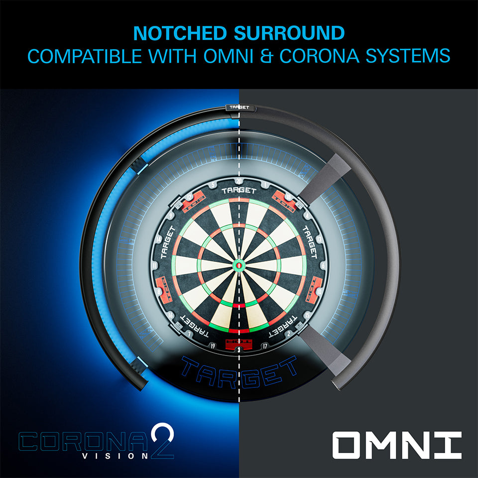 Target Notched Dartboard Surround - Corona Vision