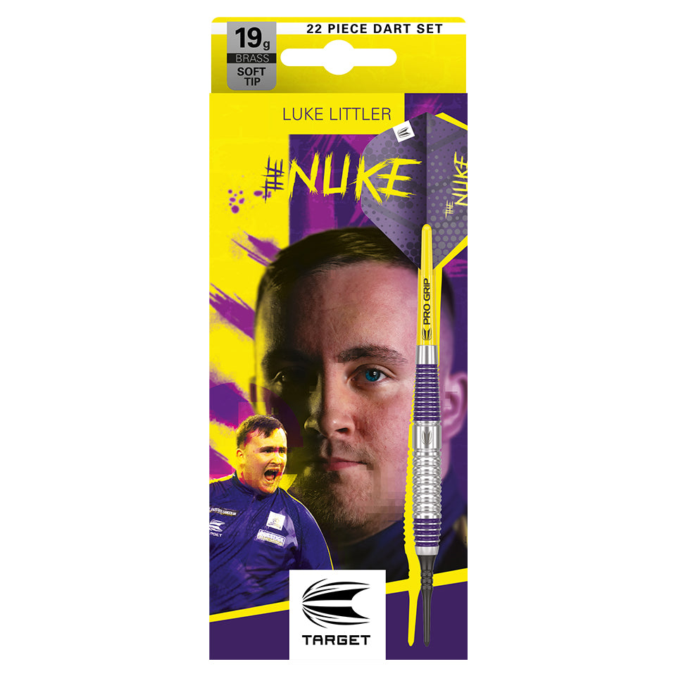 Target Luke Littler Brass Soft Tip Darts - 19gm