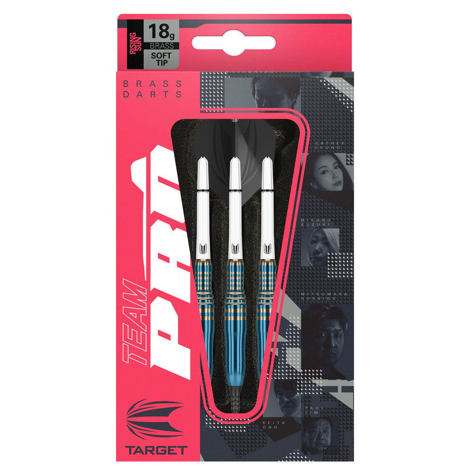 Target Team Pro Haruki Muramatsu Brass Soft Tip Darts - 18gm