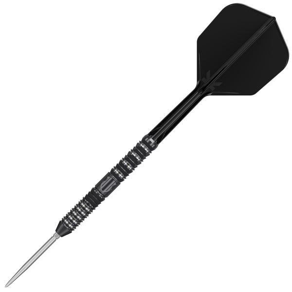 ダーツ TARGET BLACK MARQUE DRACO 2.0 Target Black Marque Draco 2.0 Swiss Point Steel Tip Darts - 23gm