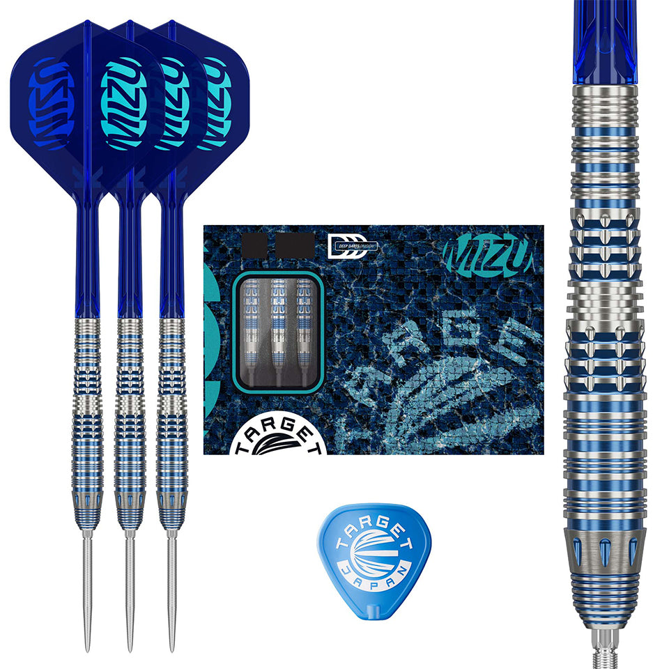 Target Prime Series Mizu 03 Swiss Point Steel Tip Darts - 24gm