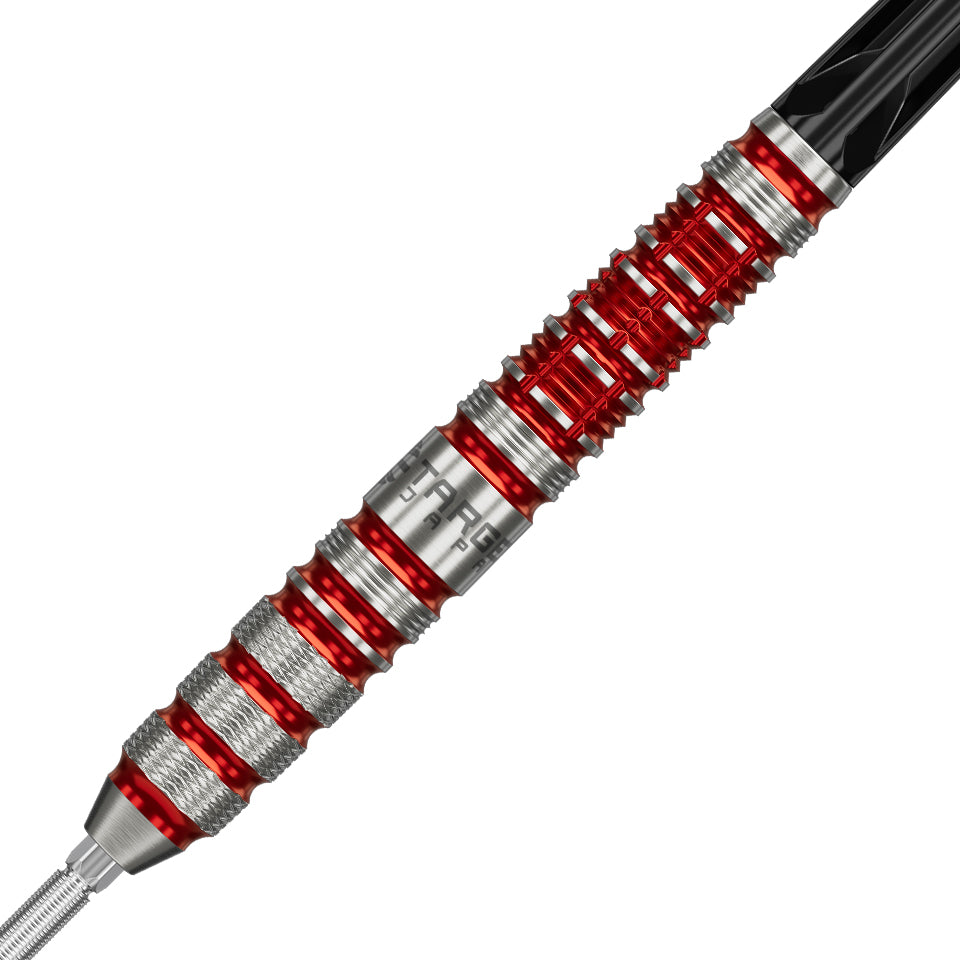 Target Black Marque Spinel Swiss Point Steel Tip Darts - 23gm