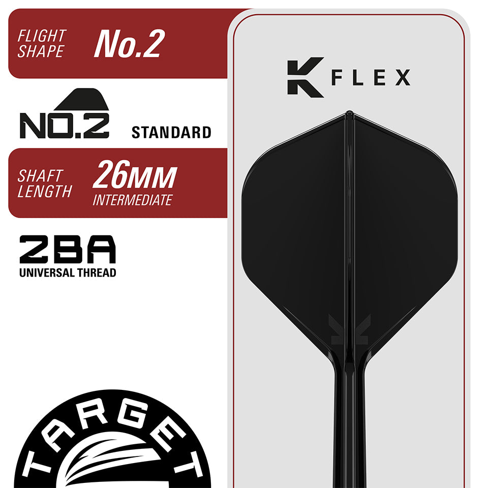 Target Black Marque Eclipse Swiss Point Steel Tip Darts - 23gm