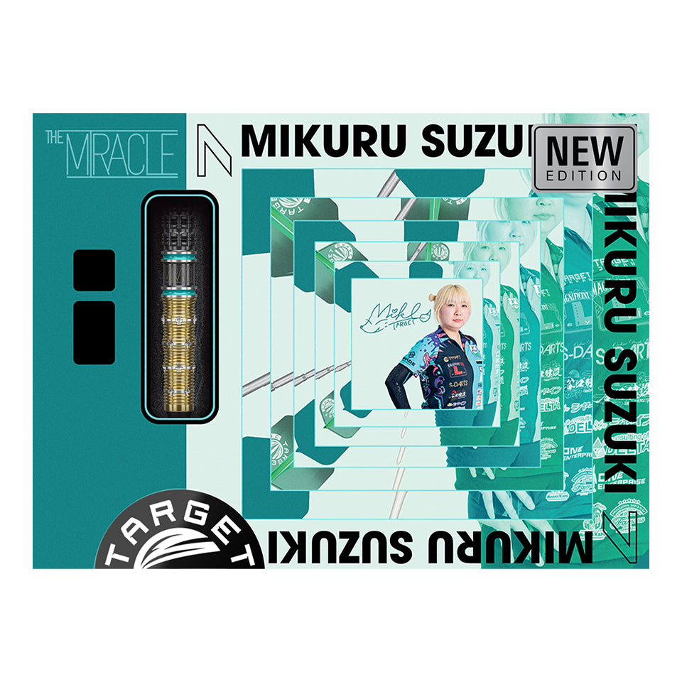 Target Mikuru Suzuki The Miracle G7.5 Swiss Point Steel Tip Darts - 22gm