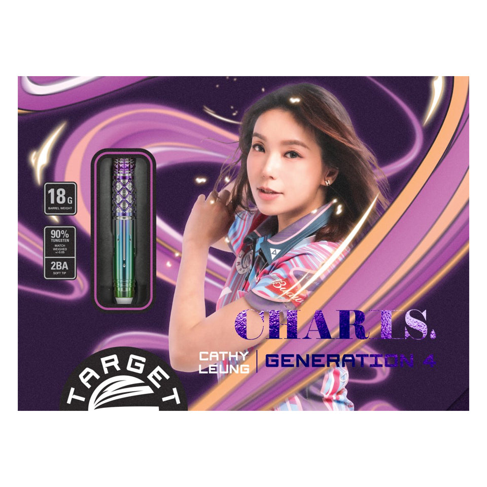 Target Cathy Leung Charis Gen 4 Soft Tip Darts - 18gm