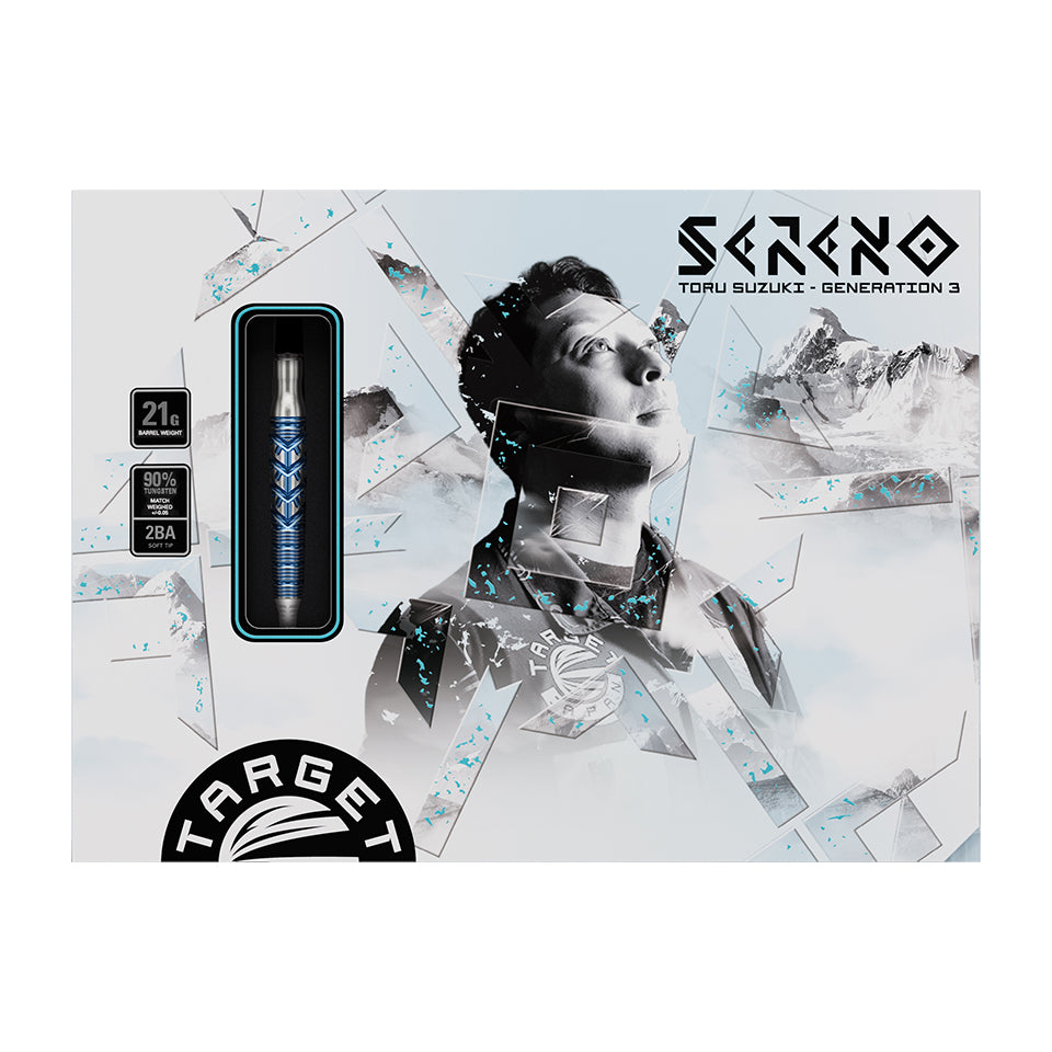 Target Toru Suzuki Sereno G3 Soft Tip Darts - 21gm