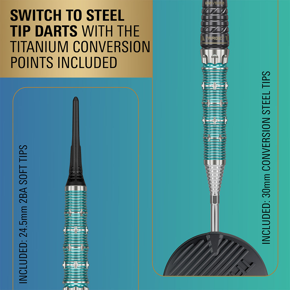 Target The Miracle X Rising Sun Champions Soft Tip Darts - 21.5gm