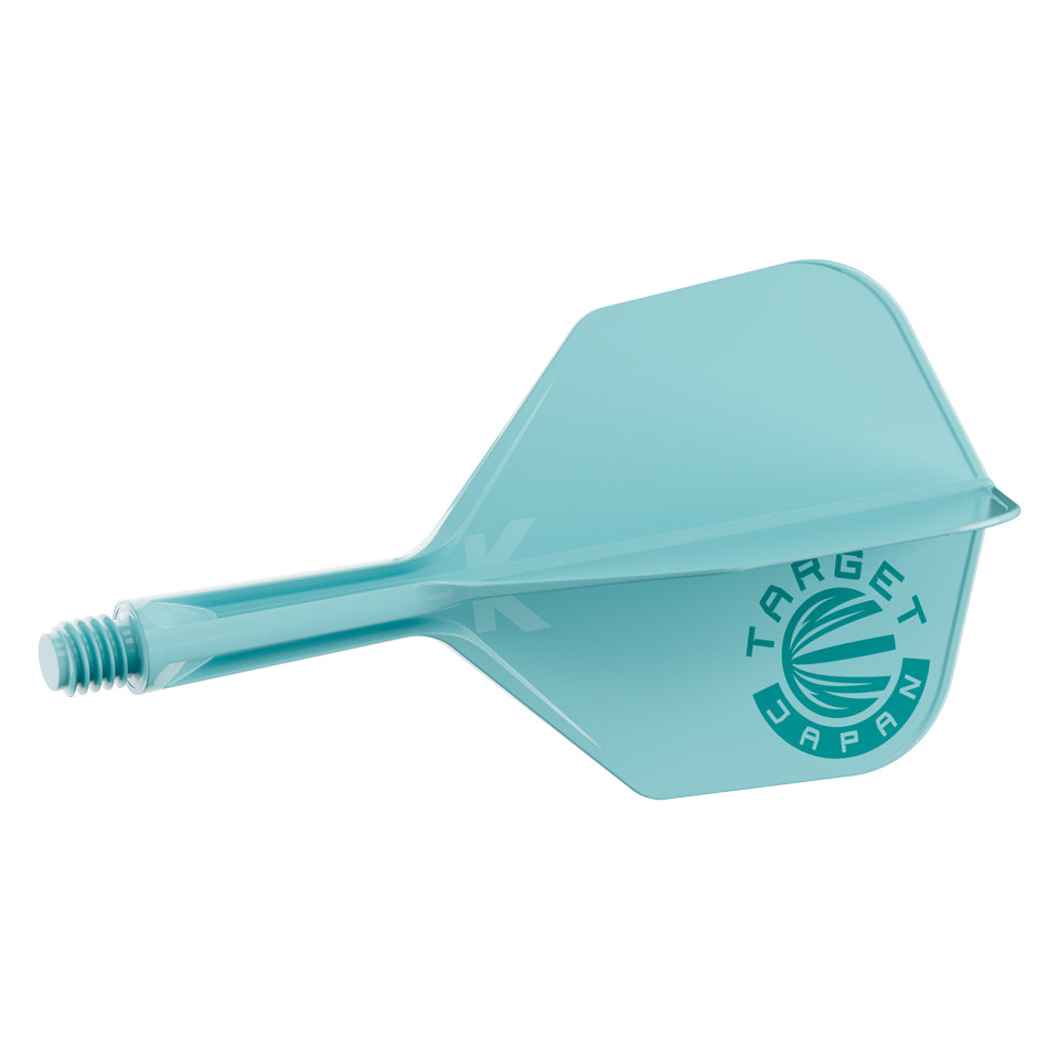 Target Japan Logo K-Flex Flight System - No6 Short Aquamarine