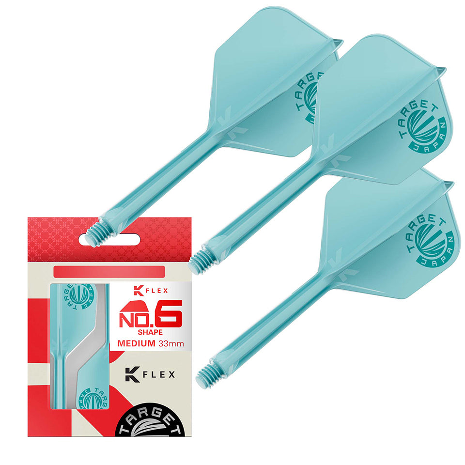 Target Japan Logo K-Flex Flight System - No6 Medium Aquamarine