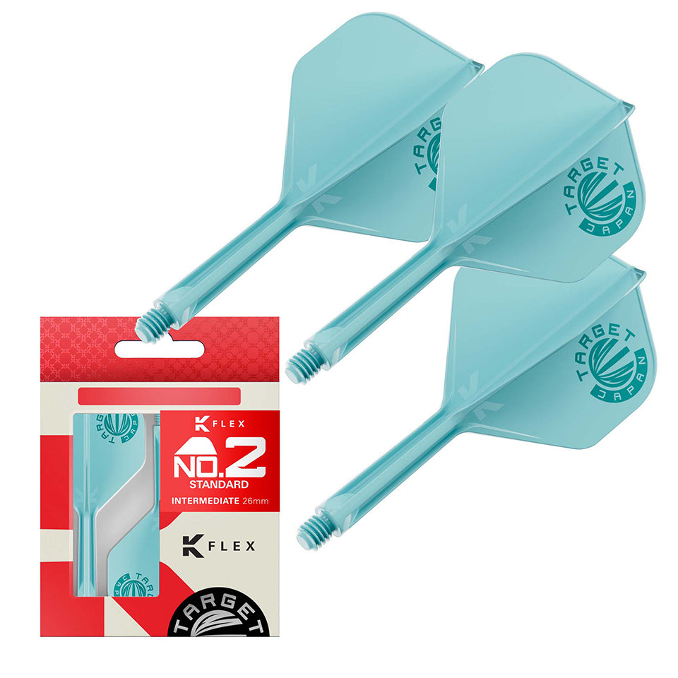 Target Japan Logo K-Flex Flight System - No2 Intermediate Aquamarine