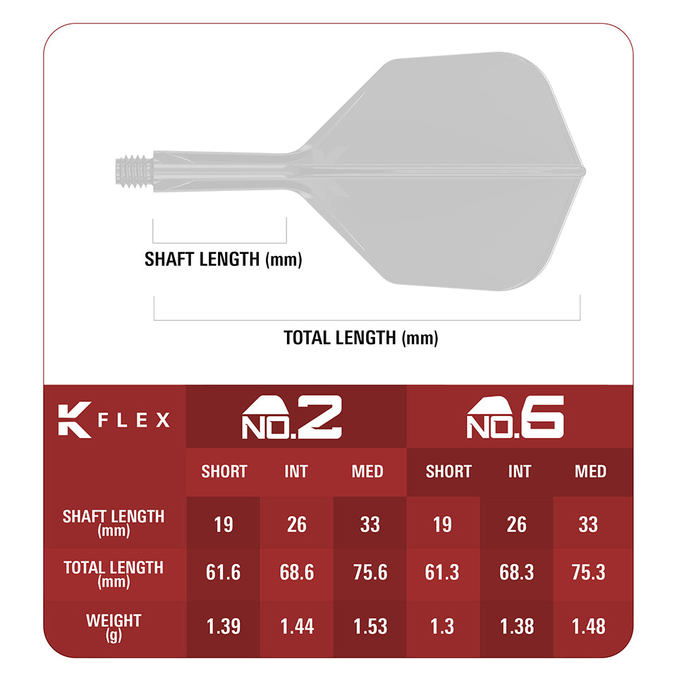 Target Endeavour K-Flex Flight System - No6 Medium
