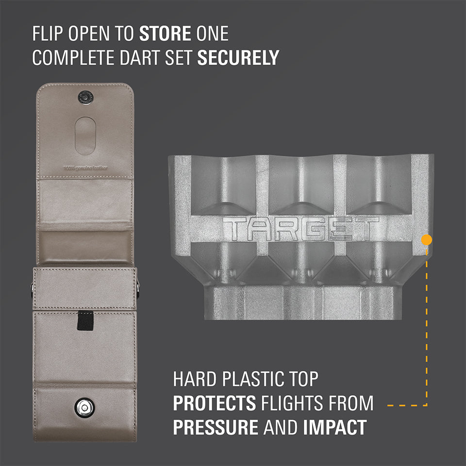 Target Milli Dart Case - Grey