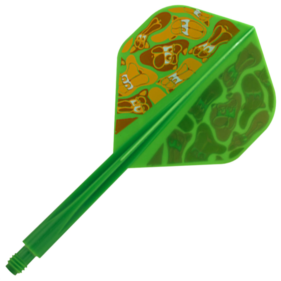 Condor Axe G.T Monster 3 Flight System - Standard Green (XL)