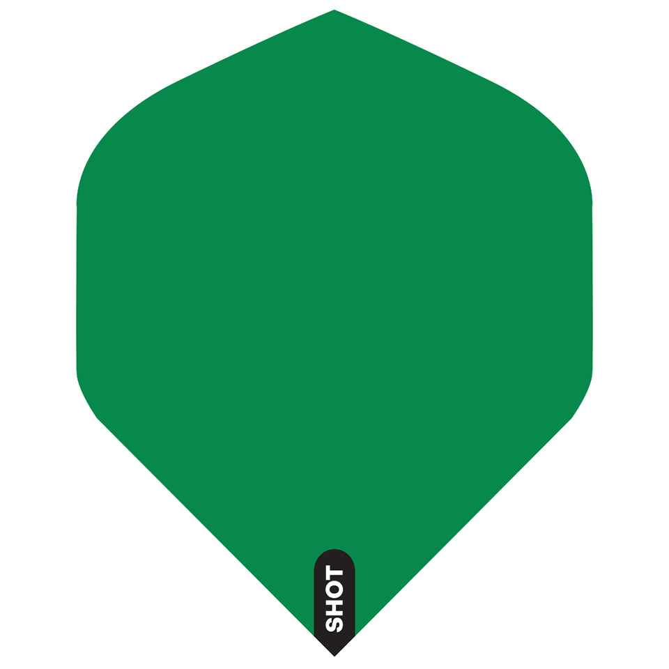 Shot Dart Flights - Standard Green