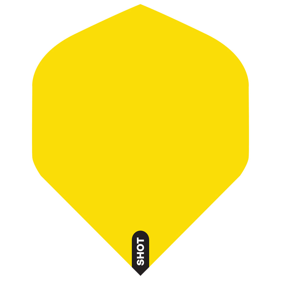 Shot Dart Flights - Standard Yellow