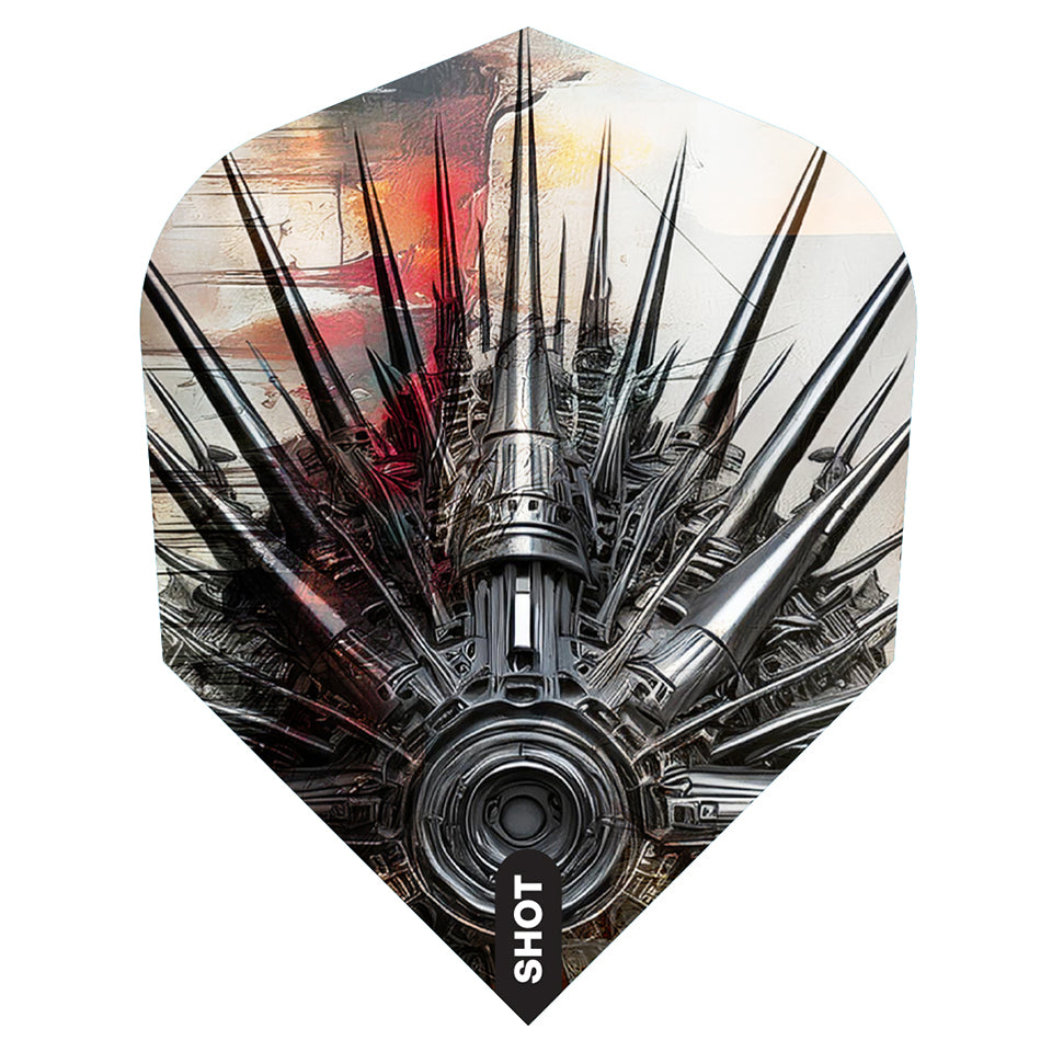 Shot Gnarly Smasha Darts Flights - Shape