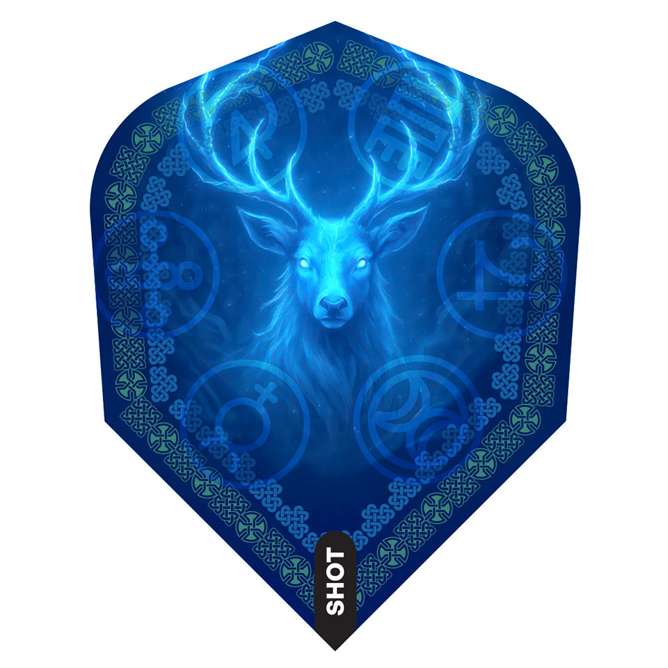 Shot Celt Merlin Darts Flights - Shape