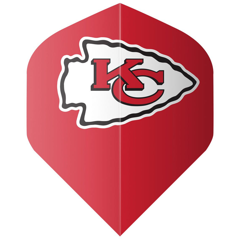 Shot Official KC Chiefs Dart Flights - Standard