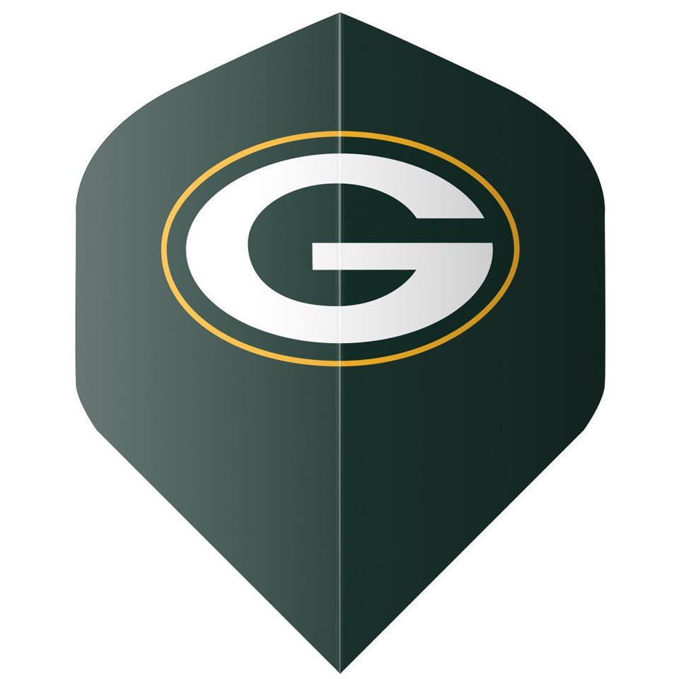 Shot Official Green Bay Packers Dart Flights - Standard Green