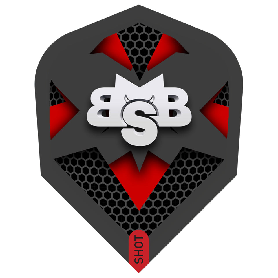 Shot Michael Smith Tenacious Dart Flights - Shape