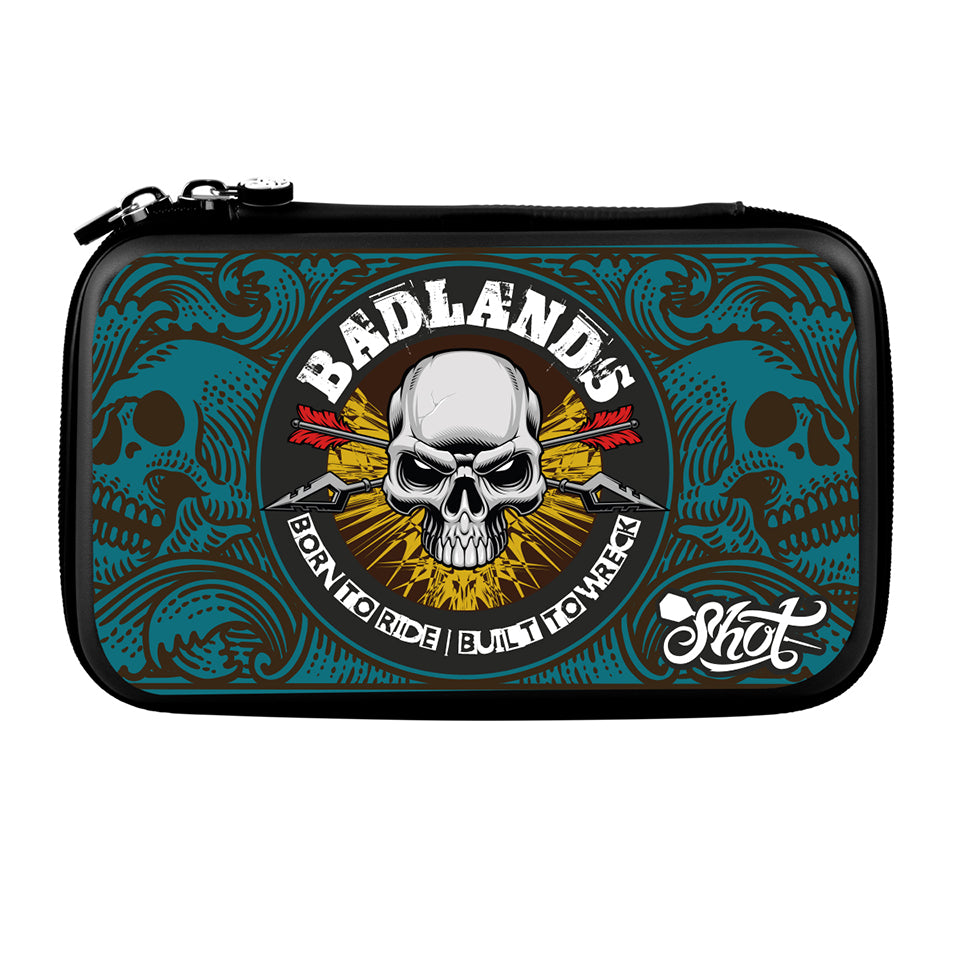 Shot Badlands Tactical Dart Case - Blue