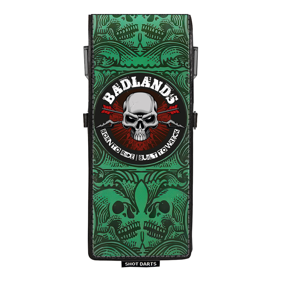 Shot Badlands Inked Dart Wallet - Green