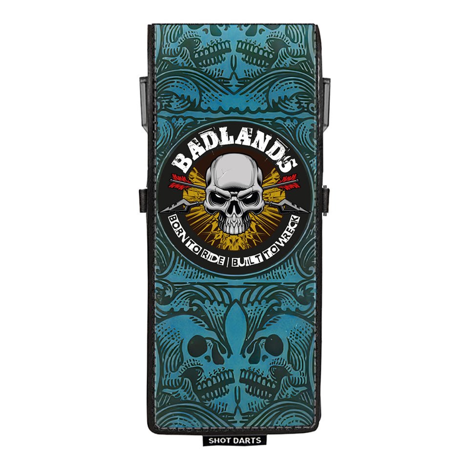 Shot Badlands Inked Dart Wallet - Blue