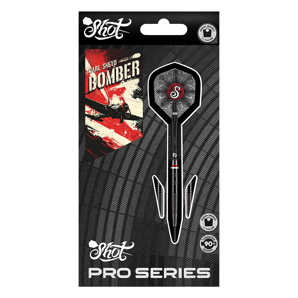 Shot Pro Series Carl Sneyd Steel Tip Darts - 23gm