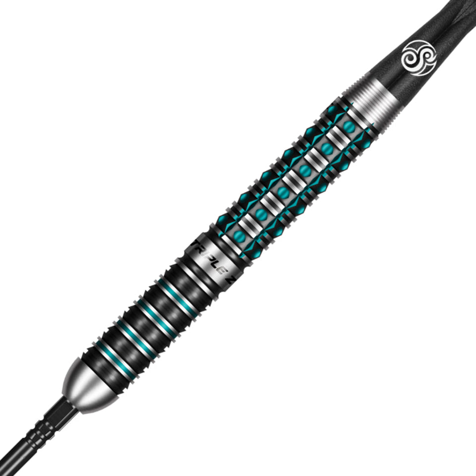 Shot Niels Zonneveld Turbo Point Steel Tip Darts - 23gm