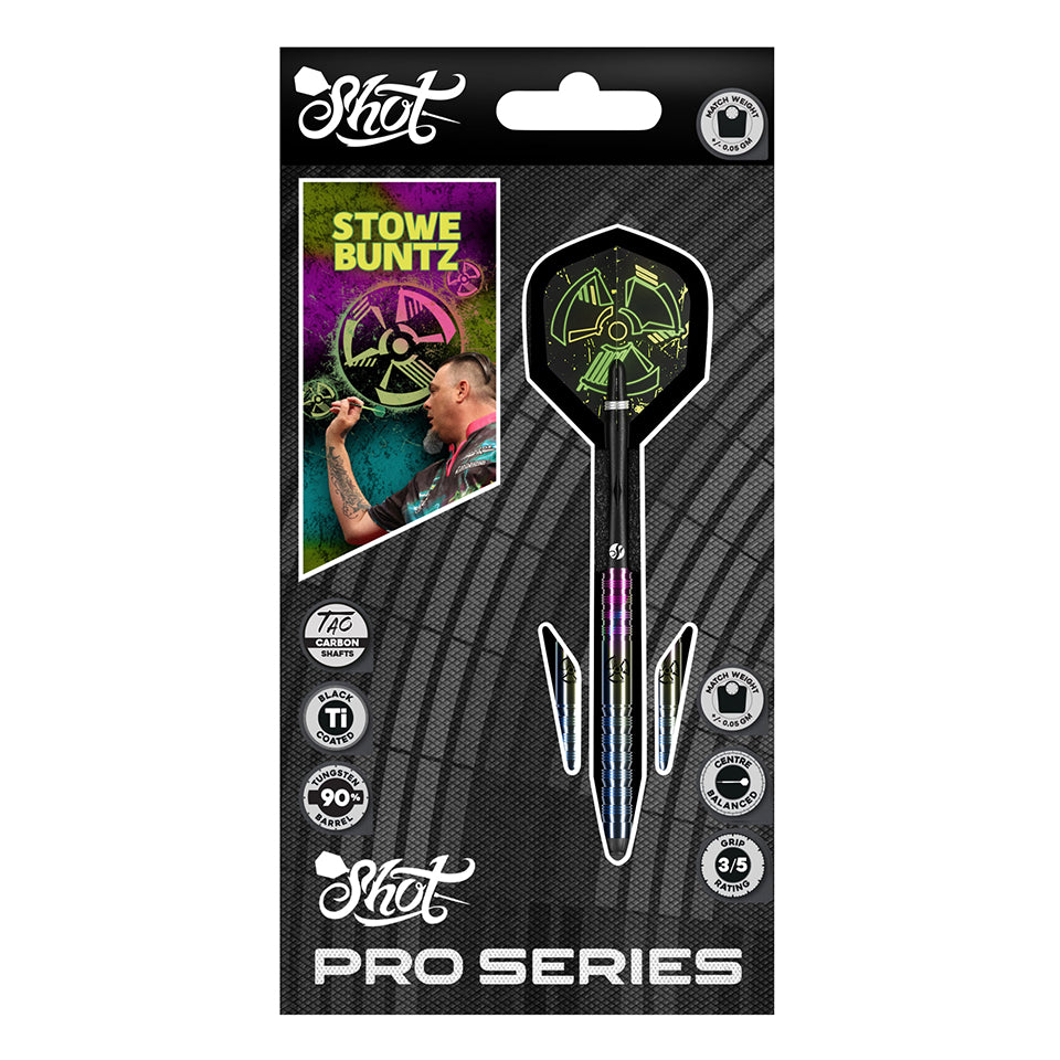 Shot Pro Series Stowe Buntz 3.0 Soft Tip Darts - 21gm