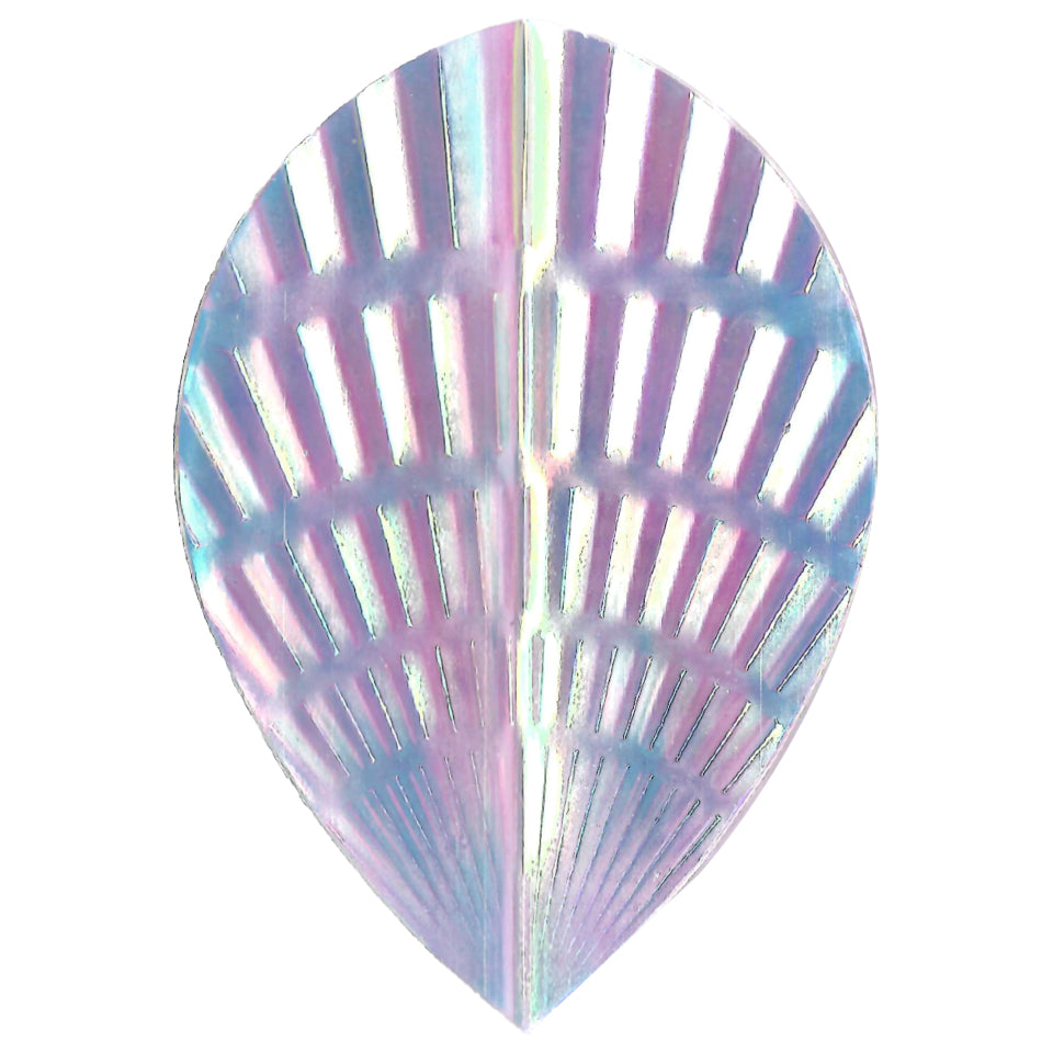 Dart Pros Holographic Ripple Shell Dart Flights - Pear