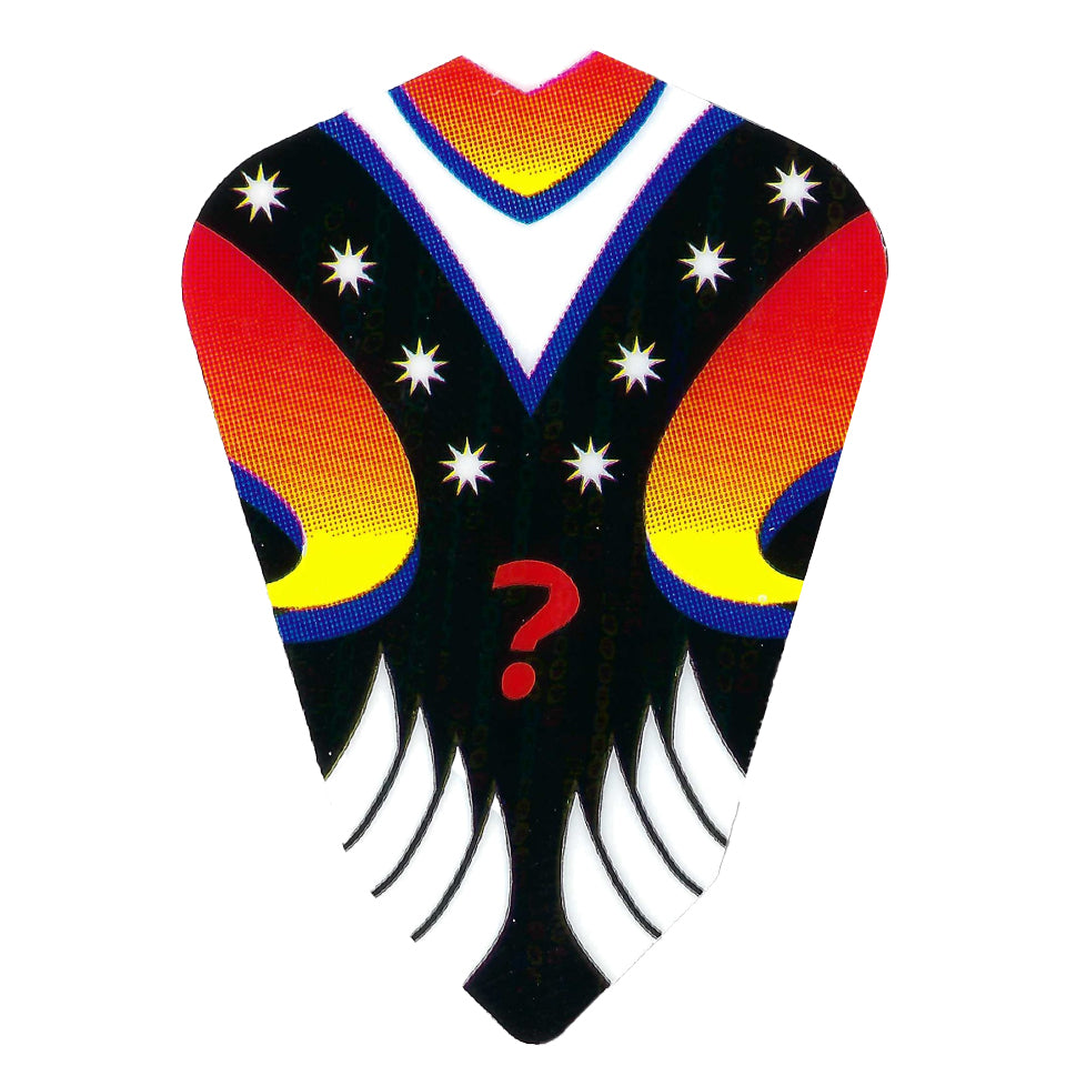 Dart Pros Question Mark Dart Flights - Fantail