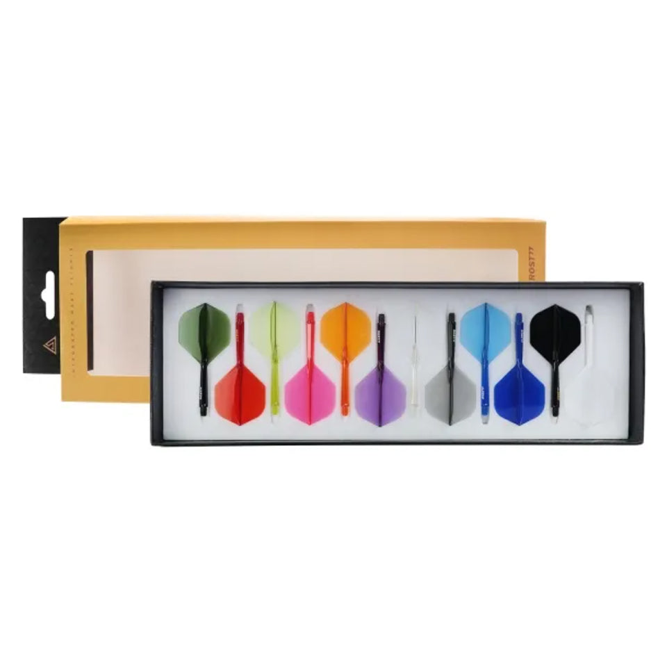Cuesoul Rost 77 Integrated Dart Flights - Big Standard (L) 33mm (12 Pieces)