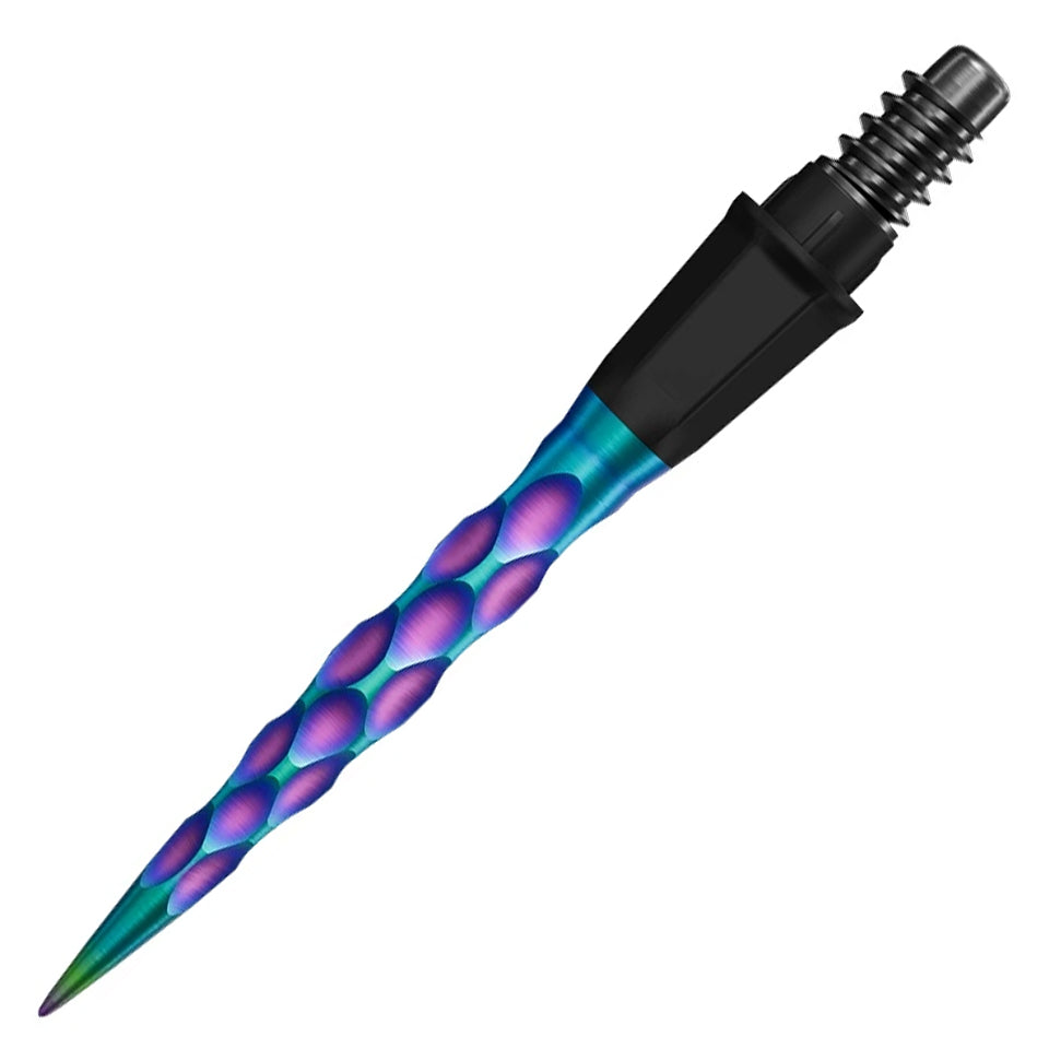 Cuesoul OTO Small Thread Steel Tip Conversion Points - Snake Rainbow 41mm