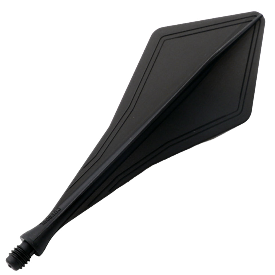 Cuesoul Traj AK8 Integrated Dart Flights - Diamond Black