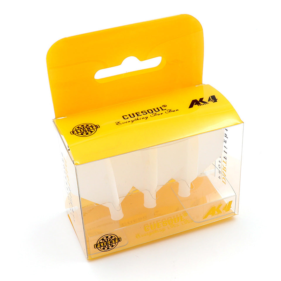 Cuesoul Tero AK4 Dart Flights - Standard White