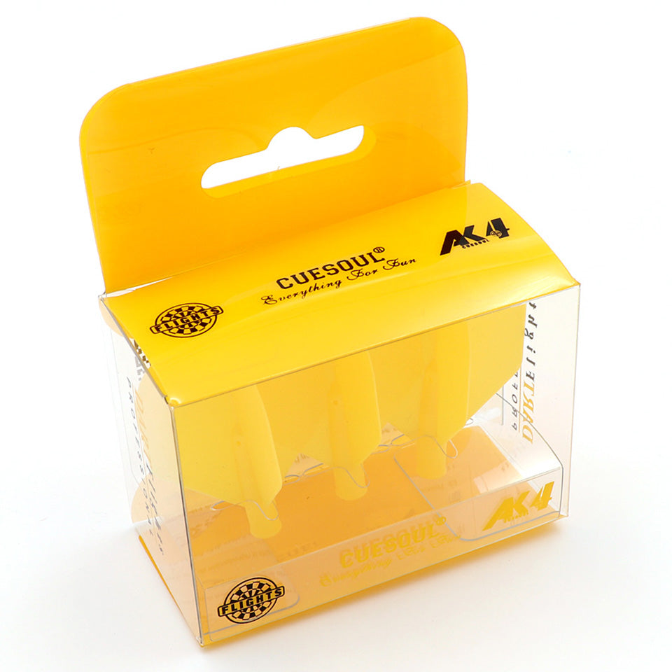 Cuesoul Tero AK4 Dart Flights - Standard Yellow