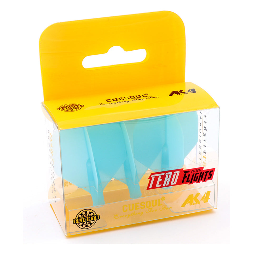 Cuesoul Tero AK4 Dart Flights - Standard Blue