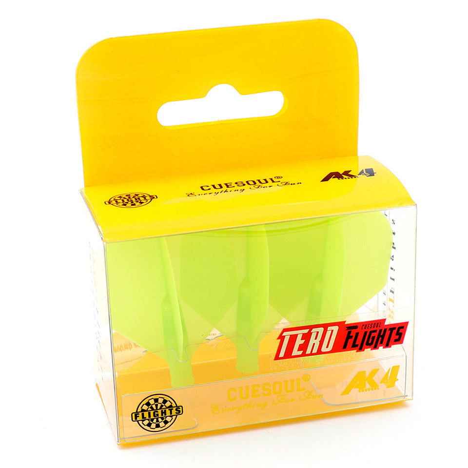 Cuesoul Tero AK4 Dart Flights - Standard Green
