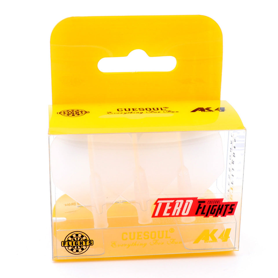 Cuesoul Tero AK4 Dart Flights - Standard Ice