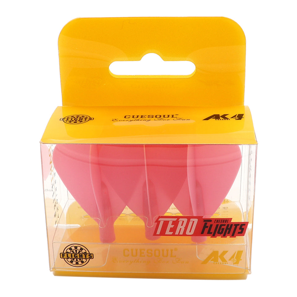Cuesoul Tero AK4 Dart Flights - Kite Pink