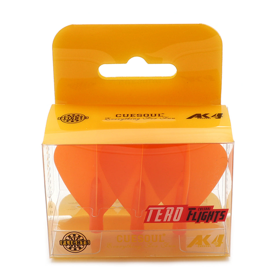 Cuesoul Tero AK4 Dart Flights - Kite Orange