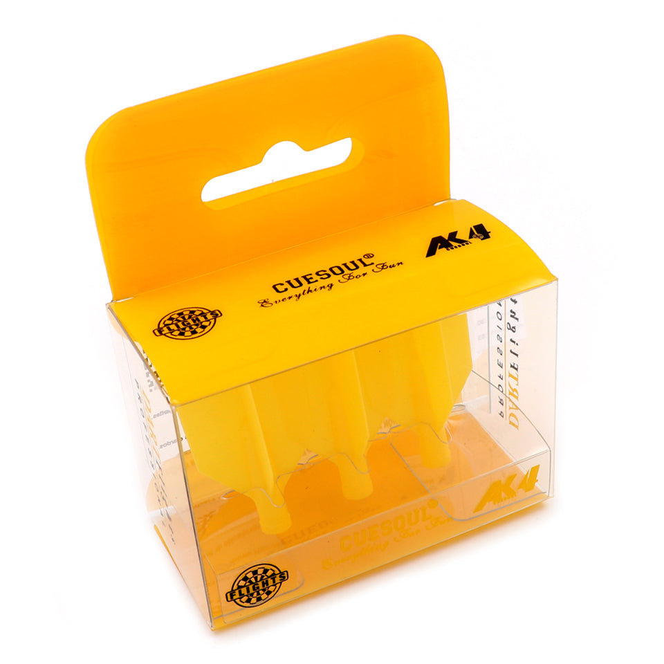 Cuesoul Tero AK4 Dart Flights - Slim Yellow