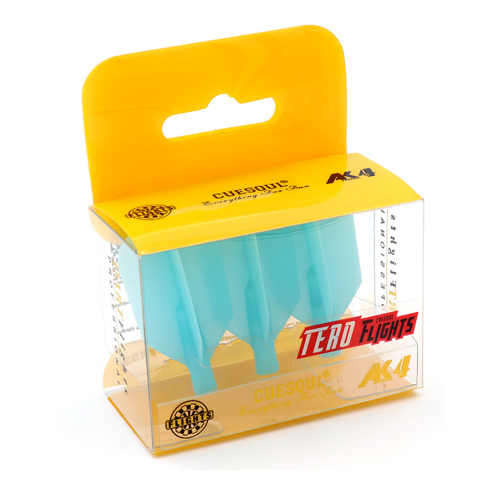 Cuesoul Tero AK4 Dart Flights - Slim Blue