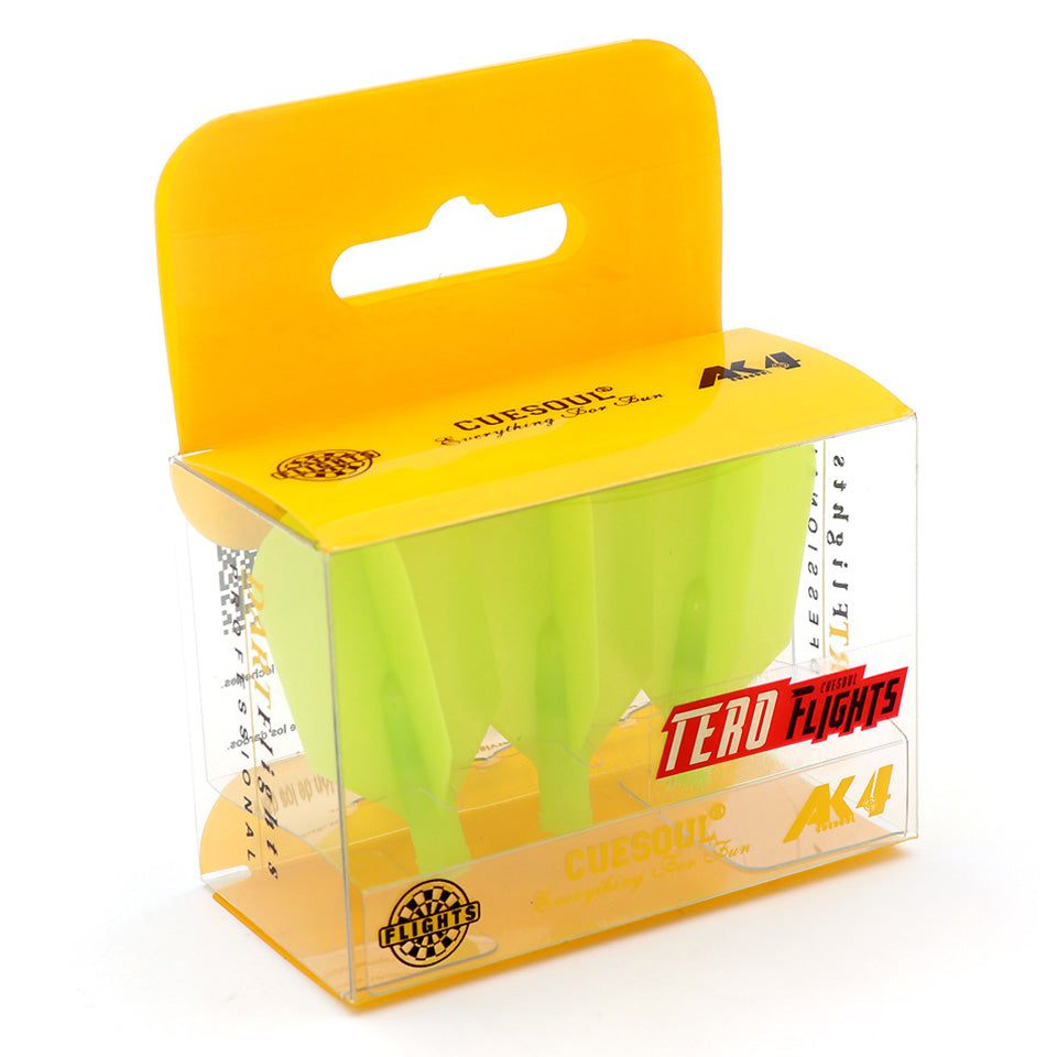 Cuesoul Tero AK4 Dart Flights - Slim Green