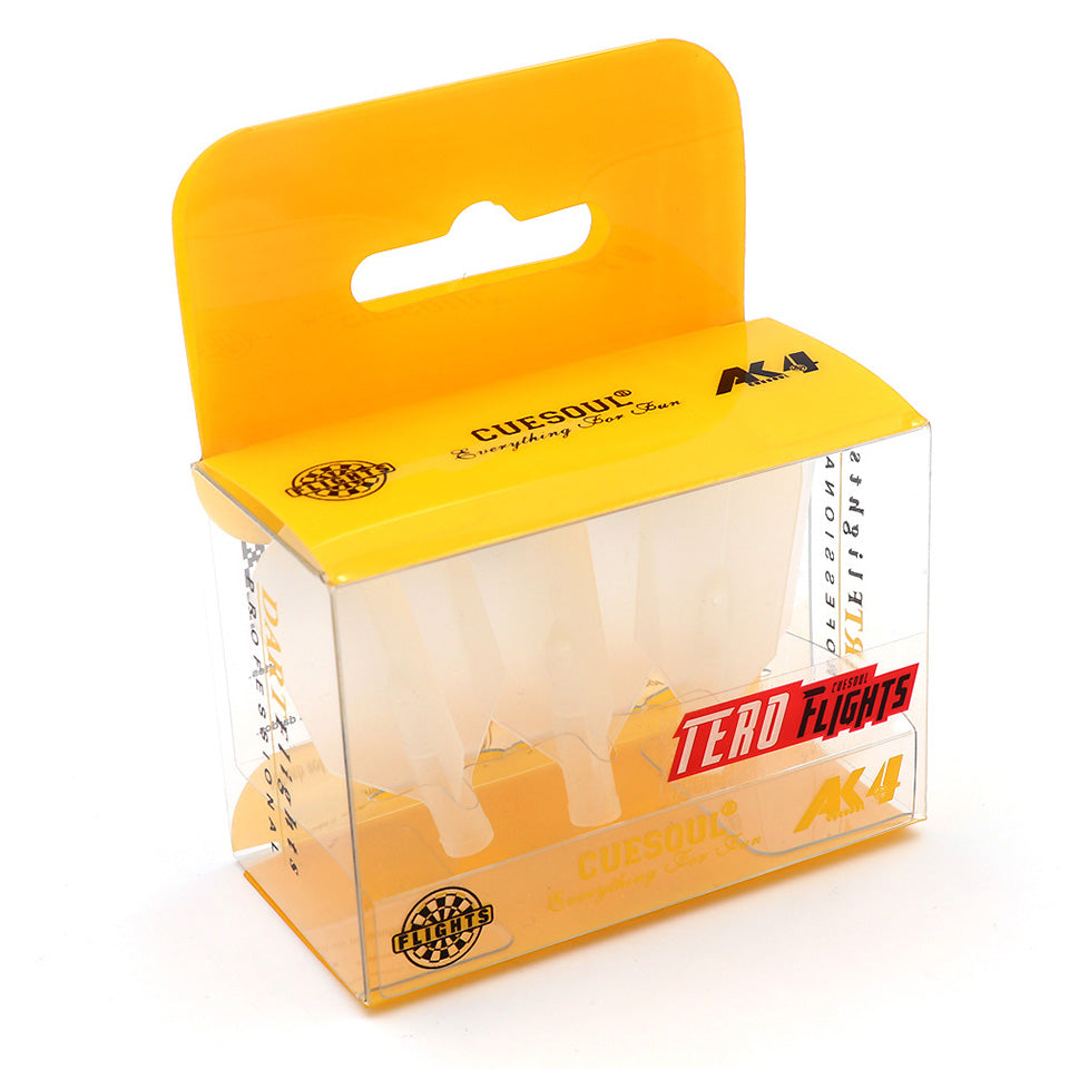 Cuesoul Tero AK4 Dart Flights - Slim Ice