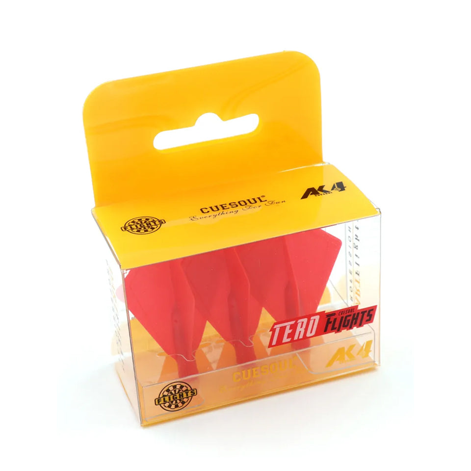 Cuesoul Tero AK4 Dart Flights - Diamond Red